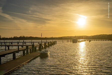 Sonnenuntergang am Selliner See
